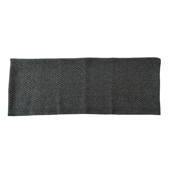 Restoration Hardware Alpaca Knit Oversized Lumbar Pillow Cover Gray 35” X 14” - Picture 1 of 6